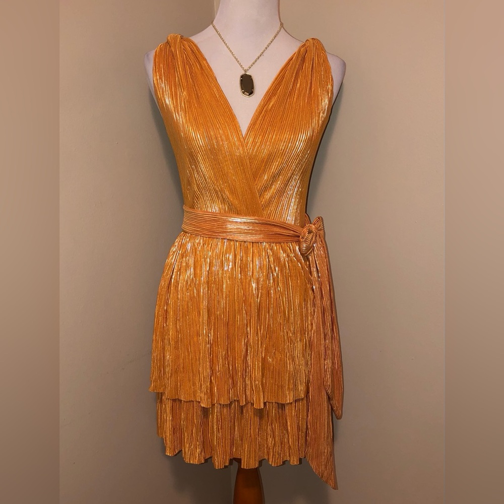 Sabina Musayev Alma Mandarin Mini Dress,Size-XS(?small maybe able to ware also)